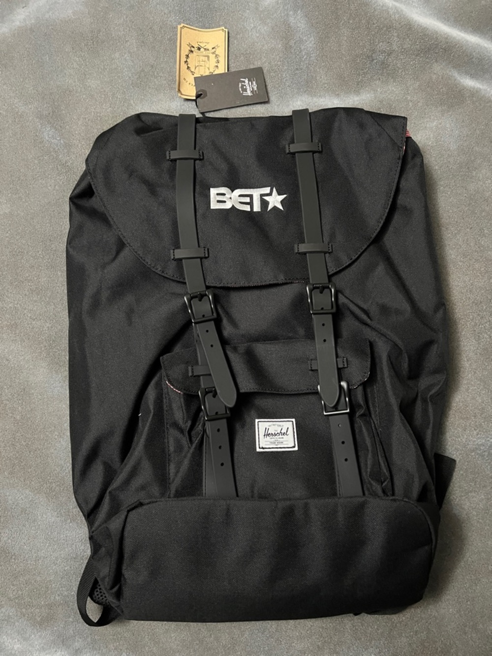 Herschel x BET Little America 23.5L Backpack, Striped Liner, BNWT